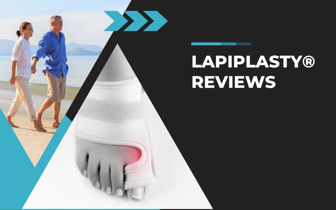 Lapiplasty® Review Graphic people walking bunion free