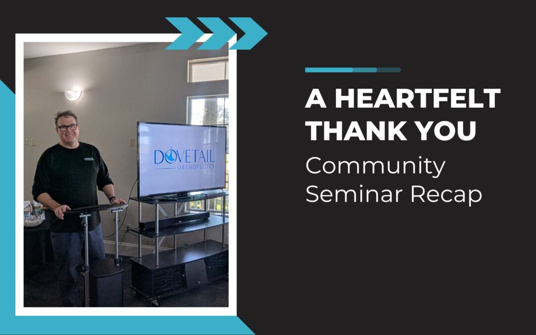 Community Seminar Recap: Tendinitis & PRP Advancements